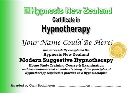 HNZCH
                                        Hypnosis New Zealand Certificate
                                        in Hypnotherapy